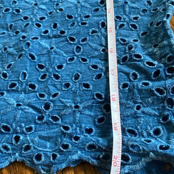 Denim Hippie Crop Top - Picture 8 of 9